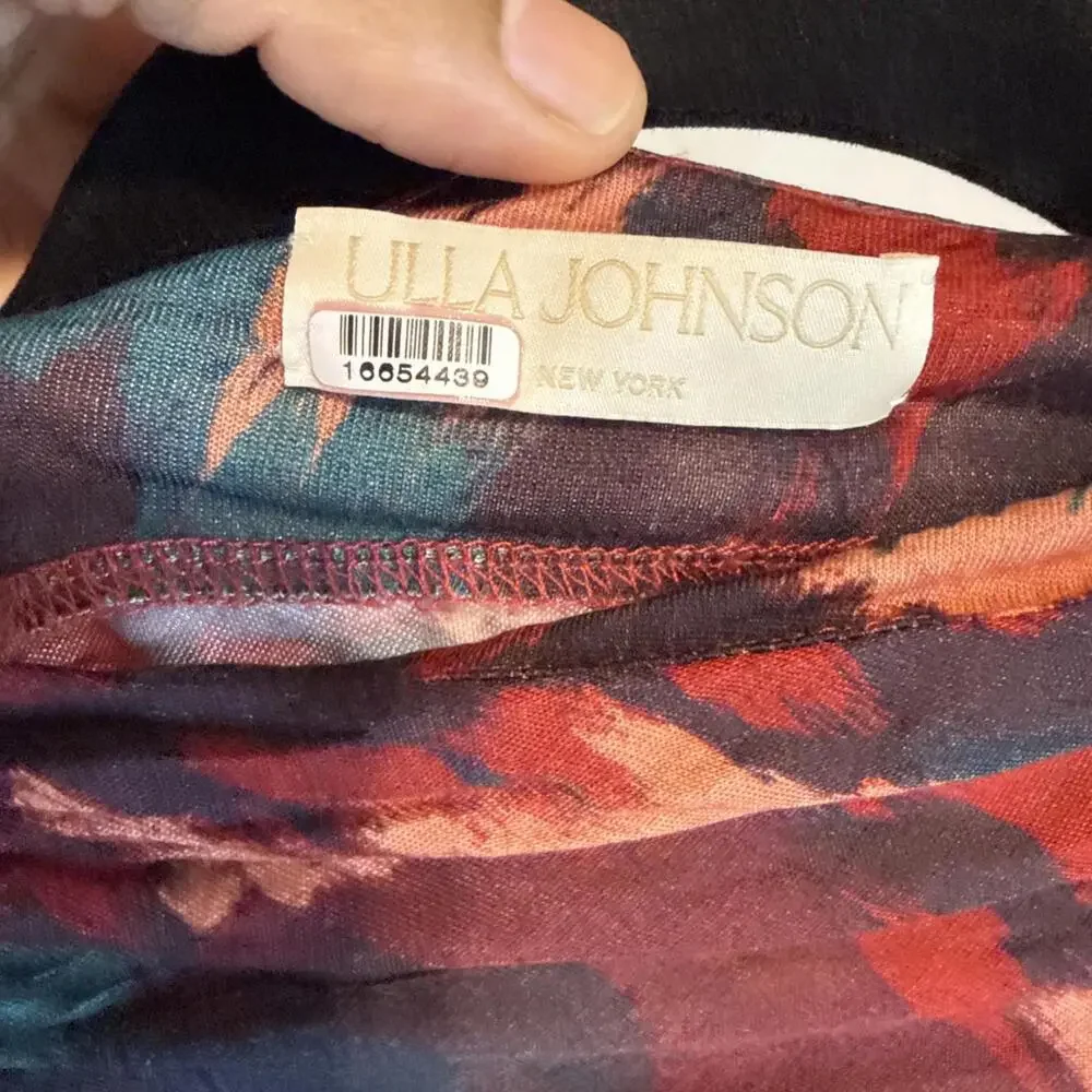 Ulla Johnson Printed Sleeveless Livia Dress w/ Side Ruching (Sz: P or 00/0) $520 - Picture 12 of 14